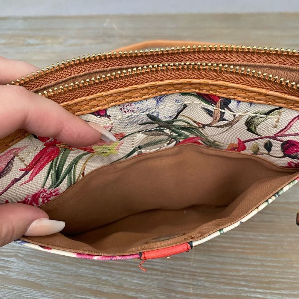 Aldo Floral Crossbody Bag Buckle Detail - Picture 7 of 9
